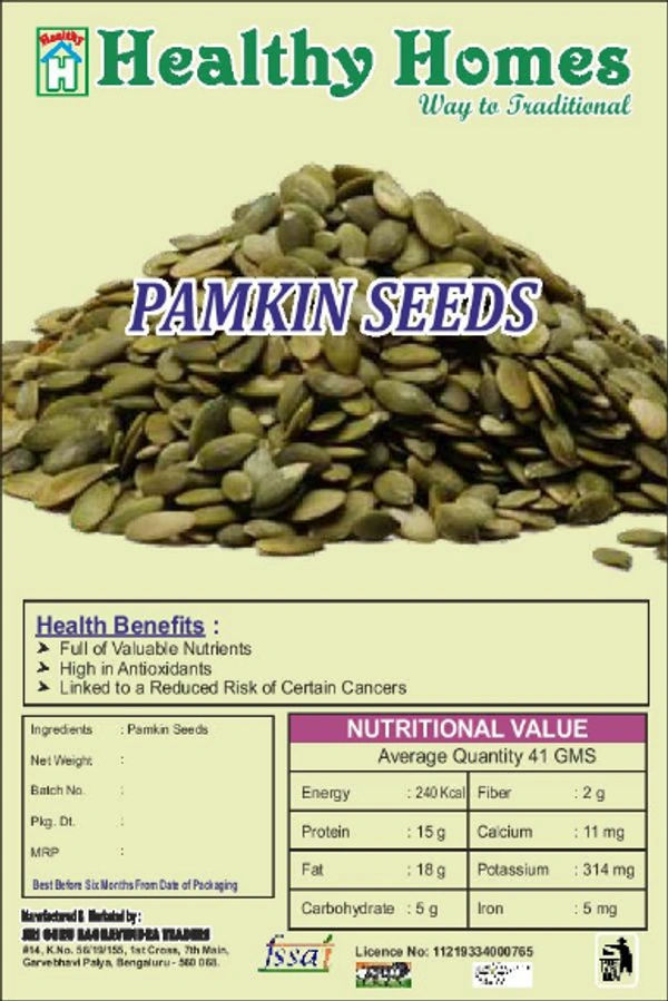 Healthy Homes Pamkin Seeds - 100 GMS